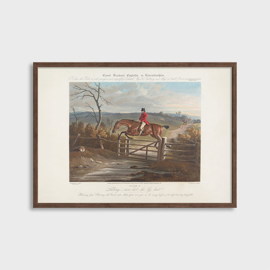 Hrabia Sandor w Leicestershire - John Ferneley (1833) - Wydruk Nr 110