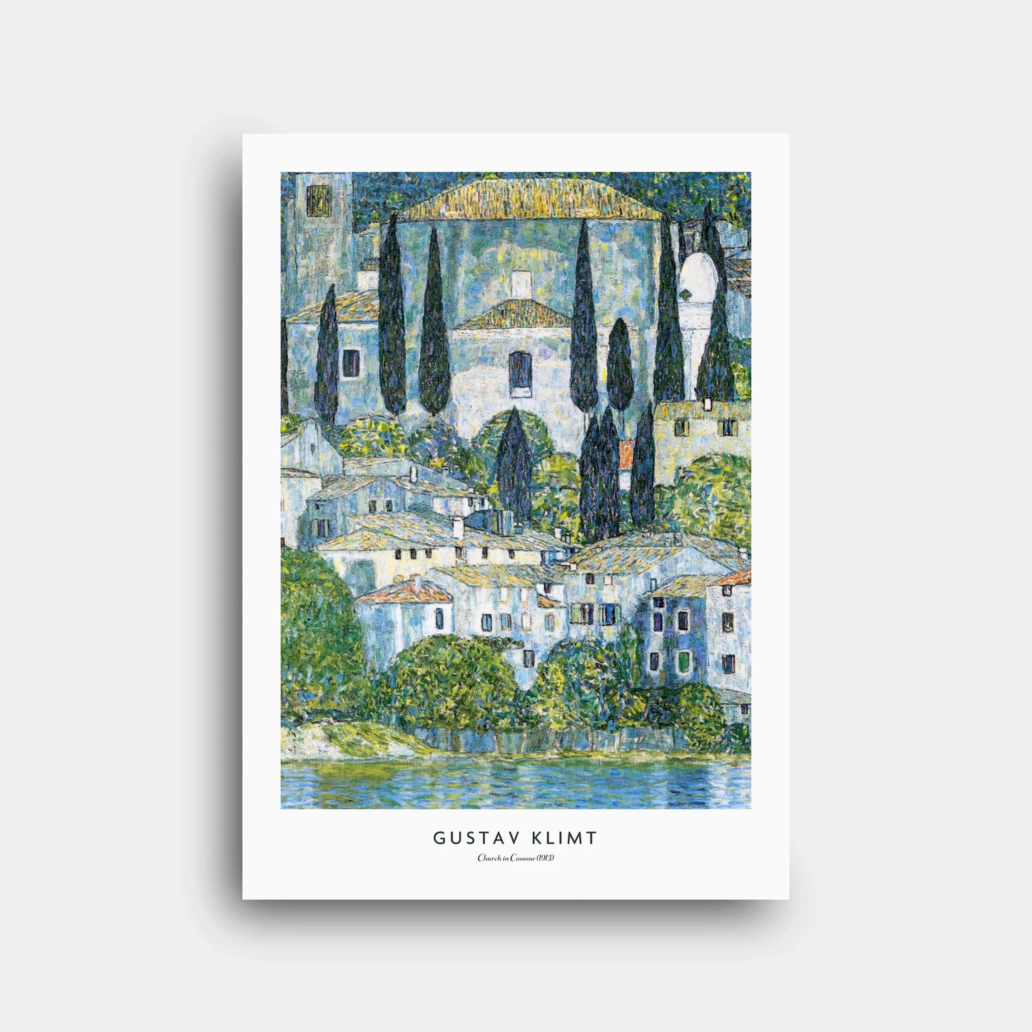 gustav_klimt_church_in_cassone_1913_n138_1