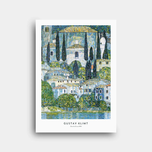gustav_klimt_church_in_cassone_1913_n138_1