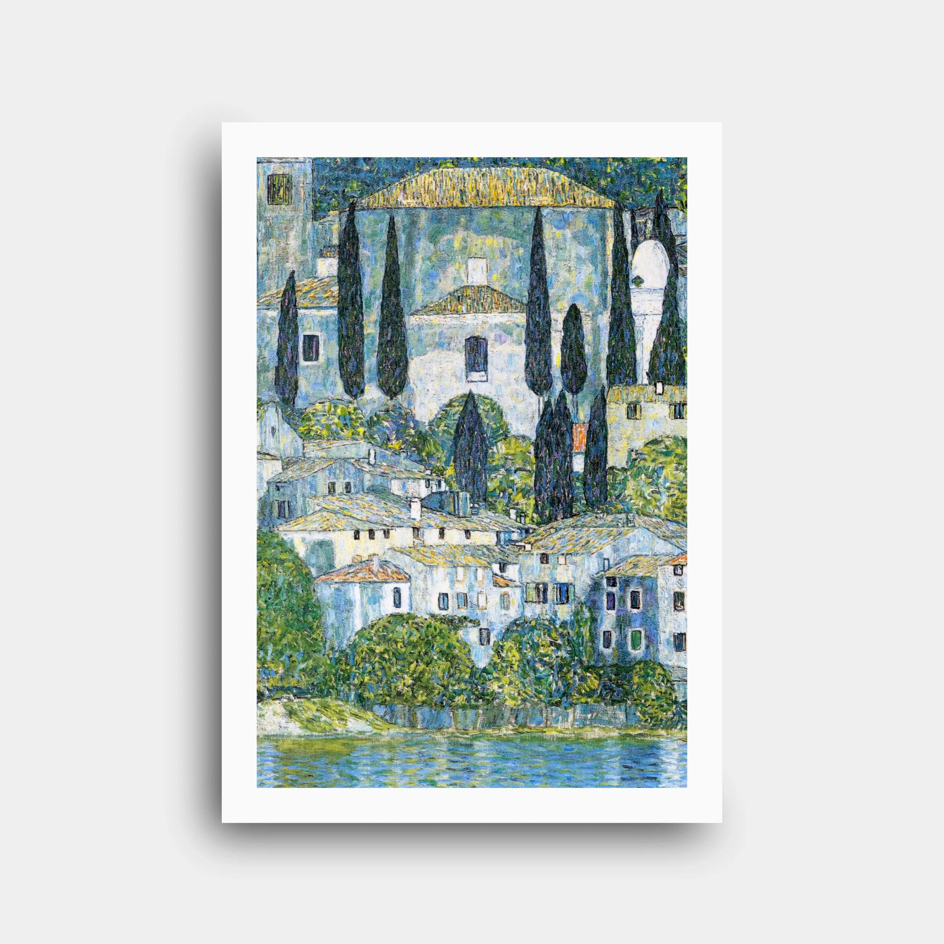 gustav_klimt_church_in_cassone_1913_n138_2