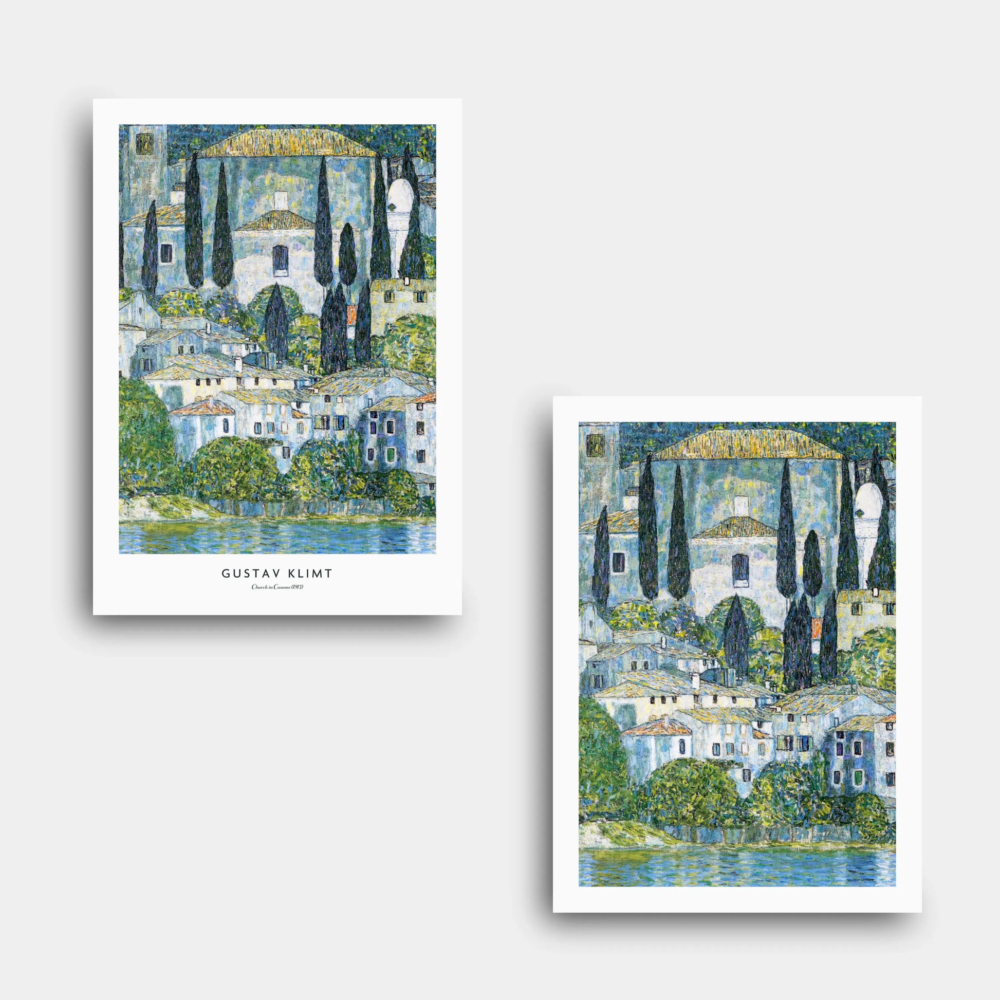 gustav_klimt_church_in_cassone_1913_n138_3