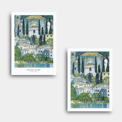 gustav_klimt_church_in_cassone_1913_n138_3
