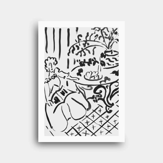 henri_matisse_girl_sitting_at_the_table_1947_n117_2