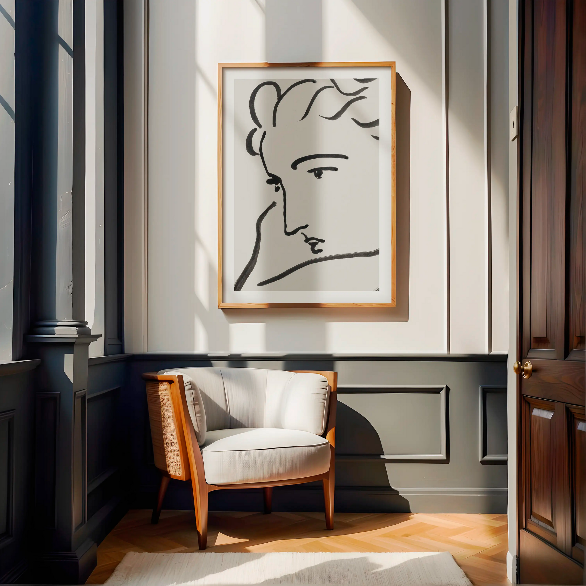 henri_matisse_womans_profile_1946_n115_9